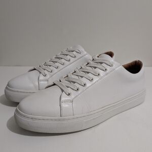 Thursday Everyday Premier Low Top White Leather Sneakers Men's Size 12